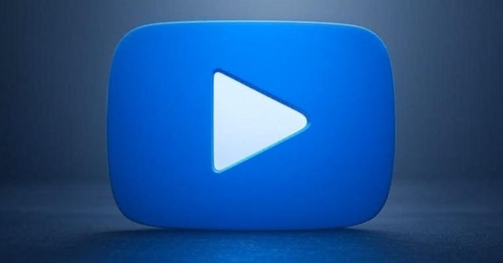 Blue Download YouTube Thumbnail Icon for Free HD Downloads